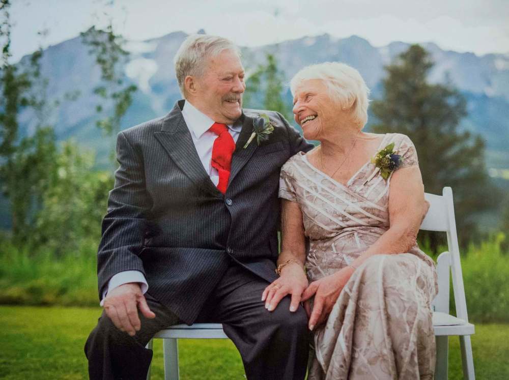 Melvin Orestes and his wife Helen at their granddaughter Megan’s wedding in 2014. (Supplied photos)