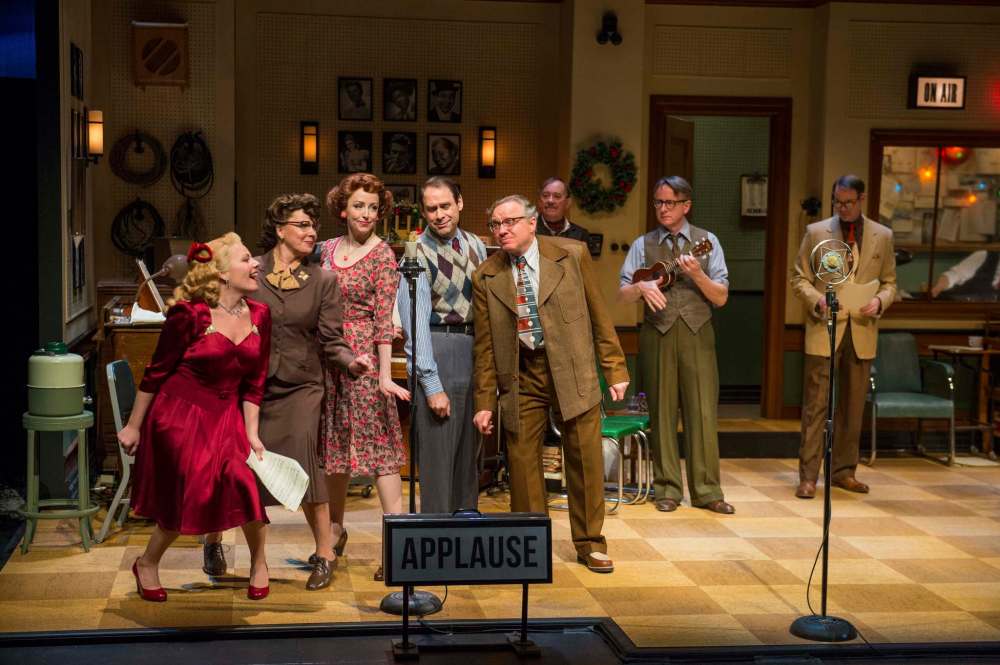 SUPPLIED
The cast of Royal MTC’s It’s a Wonderful Life: The Radio Play is dressed in their 1940s finery as they perform the Frank Capra classic as if they were on radio station CMTC.