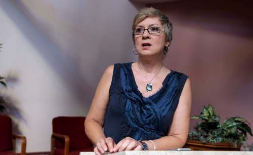 Colin Perkel / THE CANADIAN PRESS files
Rev. Gretta Vosper, an atheist, is seen at her West Hill United Church in Toronto.