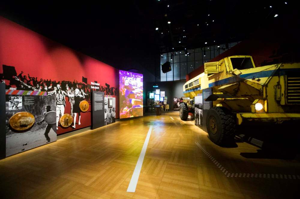 MIKAELA MACKENZIE / WINNIPEG FREE PRESS
The Mandela: Struggle for Freedom exhibit at the Canadian Museum for Human Rights.