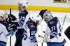 The Winnipeg Jets won all three games during the team's trip to the east coast. (Julio Cortez / The Associated Press files)