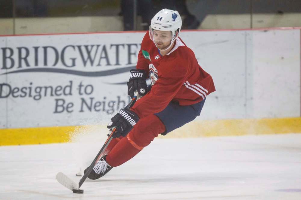 MIKE DEAL / WINNIPEG FREE PRESS FILES
After missing the past two games due to injury, Winnipeg Jets defenceman Josh Morrissey will be patrolling the blue line in today’s tilt against the visiting Philadelphia Flyers.