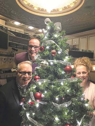 SUPPLIED
Variety CEO Jeff Liba (top), event organizer Louis Trepel (left) and Janet Harder, general manager of the Metropolitan Entertainment Centre, will be treating 300 economically disadvantaged kids to a Winter Wonderland holiday party today.
