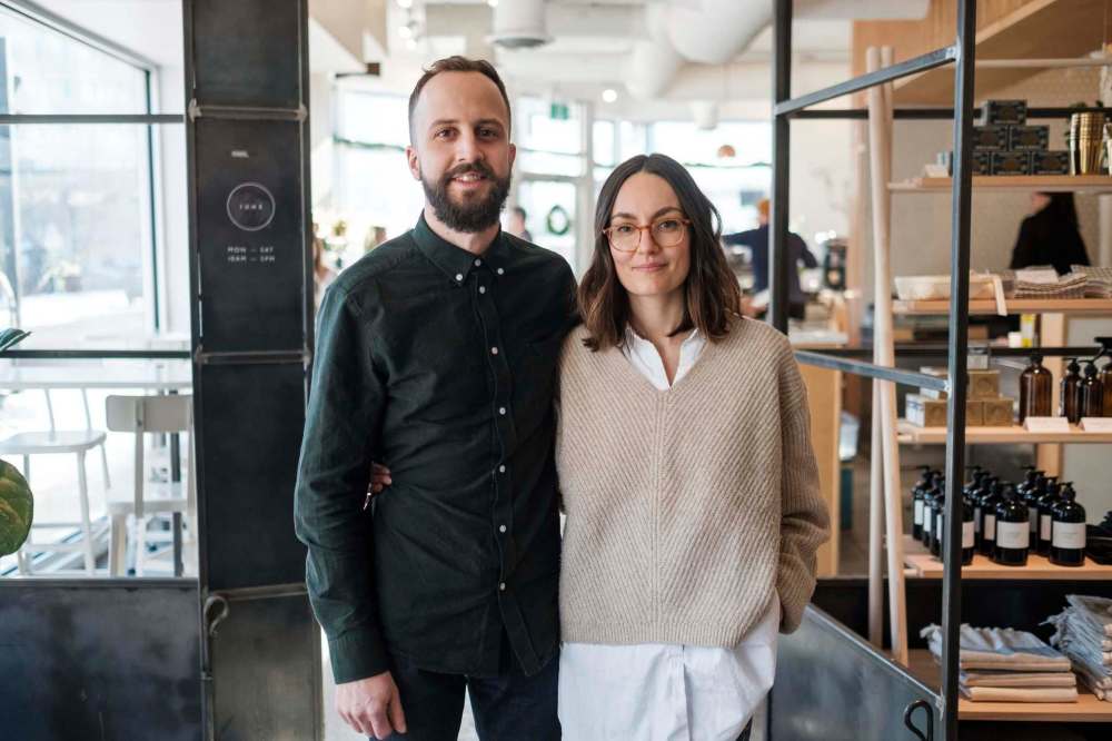 (Daniel Crump / Winnipeg Free Press)
Joel and Danielle Cyr, the husband and wife team who own June, had a thriving on-line business for more than three years.