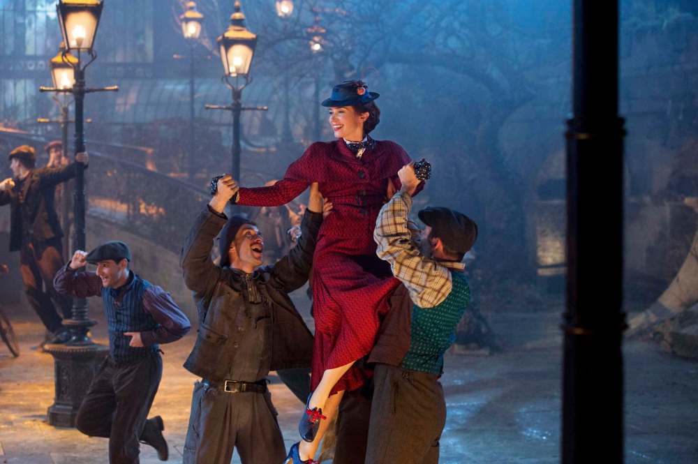 Director Rob Marshall captures the spirit of the original, but is at a disadvantage in that none of the movie’s songs are as infectious as those from the first film. (Disney)