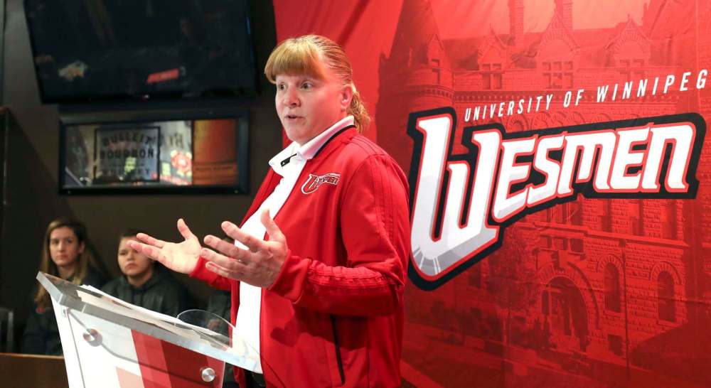 RUTH BONNEVILLE / WINNIPEG FREE PRESS <p />
U of W Wesmen basketball head coach, Tanya McKay, is looking forward to the coming Wesmen Classic with a number of players back from sick bay.