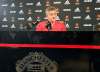 Simon Peach / PA
Manchester United interim manager Ole Gunnar Solskjær was introduced at a press conference Friday in Manchester, England. His first match will be today against Cardiff City.