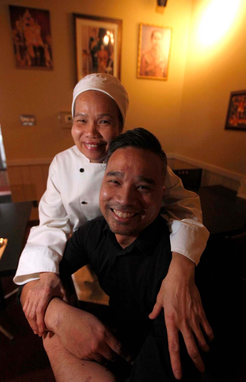 Siam Thai owners Sumruoy Poomrat and son Mick Kongmanisvong
