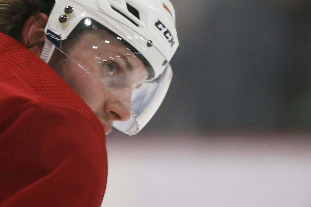 JOHN WOODS / WINNIPEG FREE PRESS
Jacob Trouba can expect to see more ice time in the coming weeks.