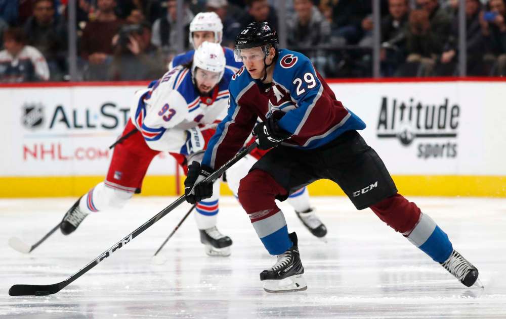 Colorado Avalanche centre Nathan MacKinnon (David Zalubowski / Associated Press files)