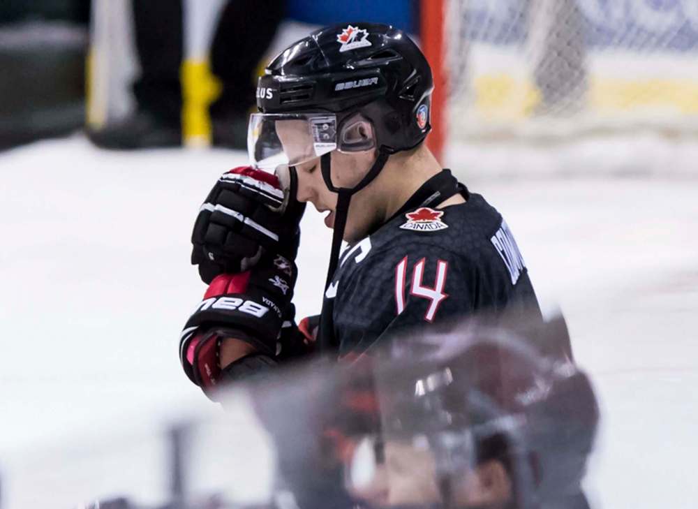 Team Canada's Maxime Comtois felt the wrath of fans online after missing a penatly shot in overtime. (Darryl Dyck / The Canadian Press files)