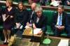 UK Parliament /Jessica Taylor / The Associated Press
Britain's Prime Minister Theresa May speaks in the House of Commons on Jan. 9, 2019. Some observers say her posturing on the Brexit issue amounts to a high-stakes game of chicken.