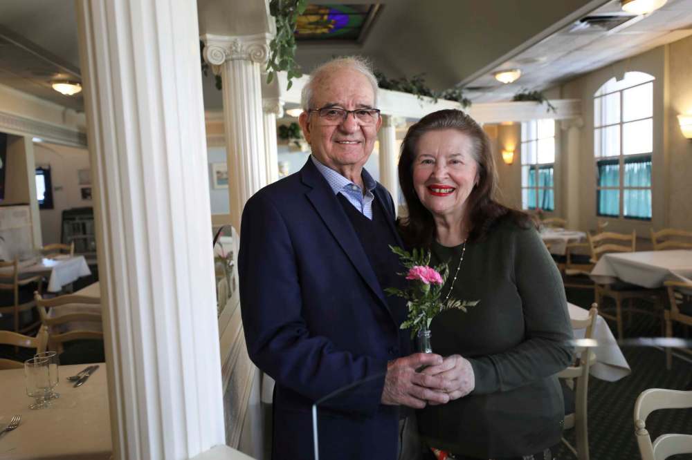 Homer’s owners George Katsabanis and wife Jutta recently celebrated their 54th wedding anniversary and 40 years in business.