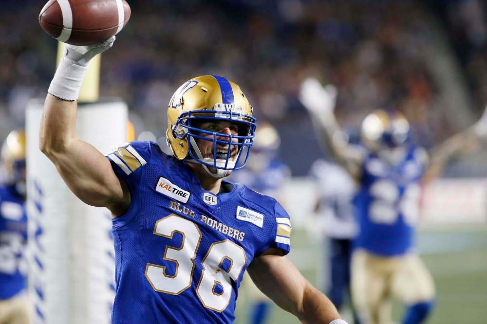 John Woods / THE CANADIAN PRESS FILES
The Winnipeg Blue Bombers are parting ways with linebacker Ian Wild.