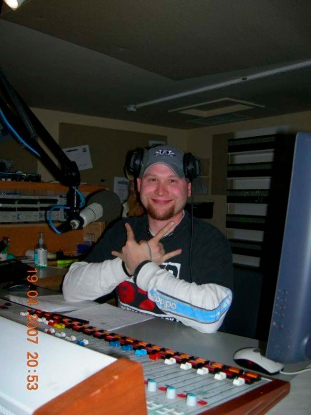 SUPPLIED
Richardson in 2007 when he had the afternoon drive slot on Power 97. “It was my first full-time on-air job. I had mostly done behind-the-scenes stuff in radio before that,” he says.