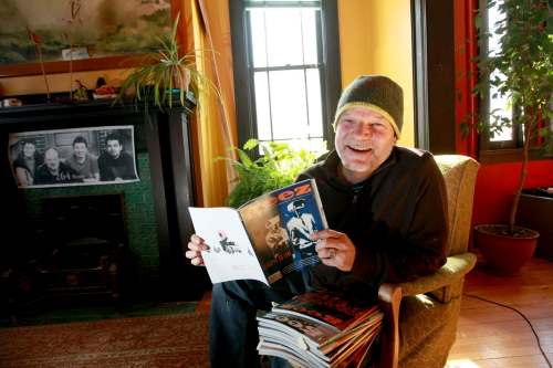 Aiden Enns founded Geez magazine in 2005 to protest the unholy alliance between church, state, market and military while celebrating the spiritual dimensions of biking, energy efficiency and canning pickles. (Ruth Bonneville / Winnipeg Free Press files)