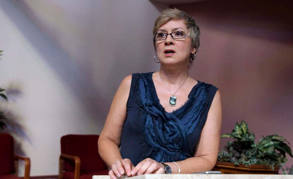 Rev. Gretta Vosper is continuing her ministry with all the rights and privileges other clergy have, despite being an atheist. (Colin Perkel / The Canadian Press files)
