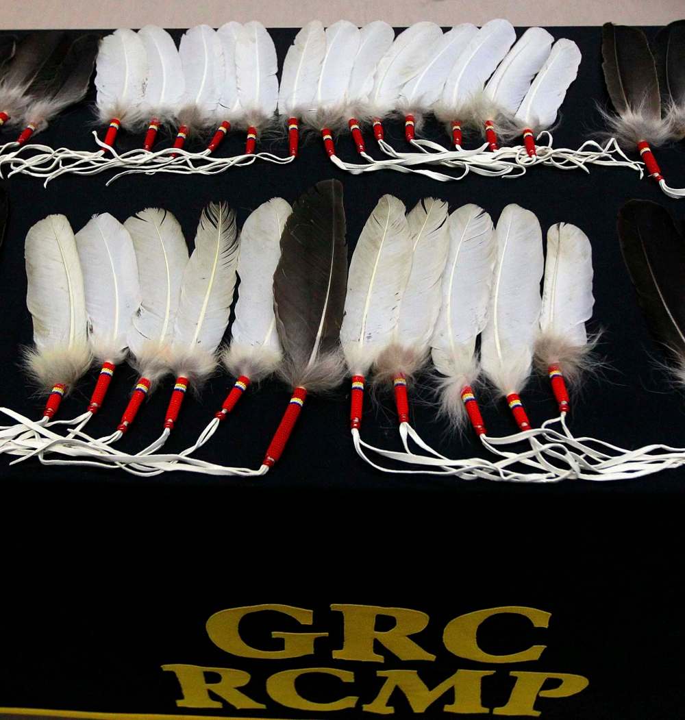 PHIL HOSSACK / WINNIPEG FREE PRESS FILES
Eagle feathers will be placed at RCMP detachments in Manitoba.