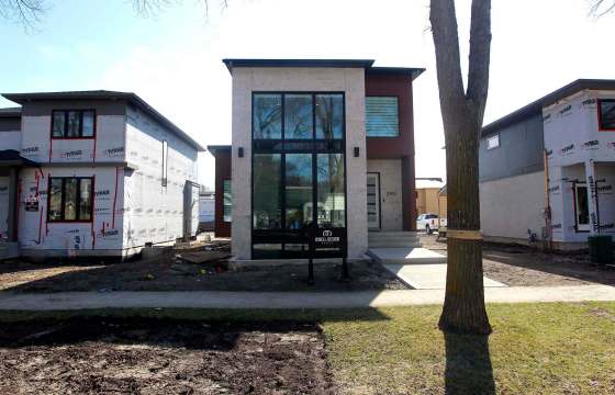 BORIS MINKEVICH / WINNIPEG FREE PRESS FILESA modern infill home on Beaverbrook Street in River Heights.
