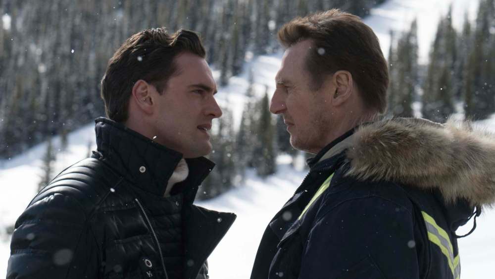 photos by Doane Gregory / Summit Entertainment
Actors Tom Bateman and Liam Neeson (right) star in the film Cold Pursuit.