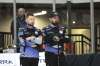 Mike McEwen, left, and Reid Carruthers gave up four points to Terry McNamee in the third end. (Thomas Friesen / The Brandon Sun)