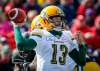 Jeff McIntosh / THE CANADIAN PRESS FILES
Rumours have been circling for weeks that a deal is all but done for quarterback Mike Reilly to sign with the B.C. Lions.