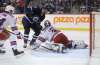Trevor Hagan / The Canadian Press files
Jets centre Adam Lowry’s scoring attempt is stopped by Rangers goalie Henrik Lundqvist on Tuesday.