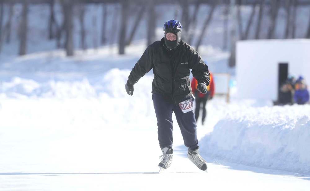 TREVOR HAGAN/ WINNIPEG PRESS
Edward Friesen admits the cycling and running portions were a better fit. The former Belizean was among 200 others raising money for 1JustCity.