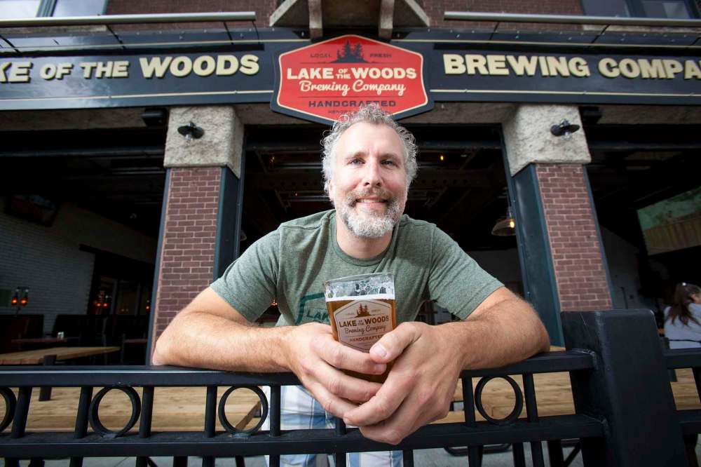 Taras Manzie of Lake of the Woods Brewing Co., which is expanding into Winnipeg. (Tom Thomson photo)