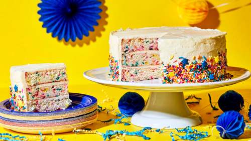 Stacy Zarin Goldberg / for The Washington Post
Rainbow Sprinkle Birthday Cake