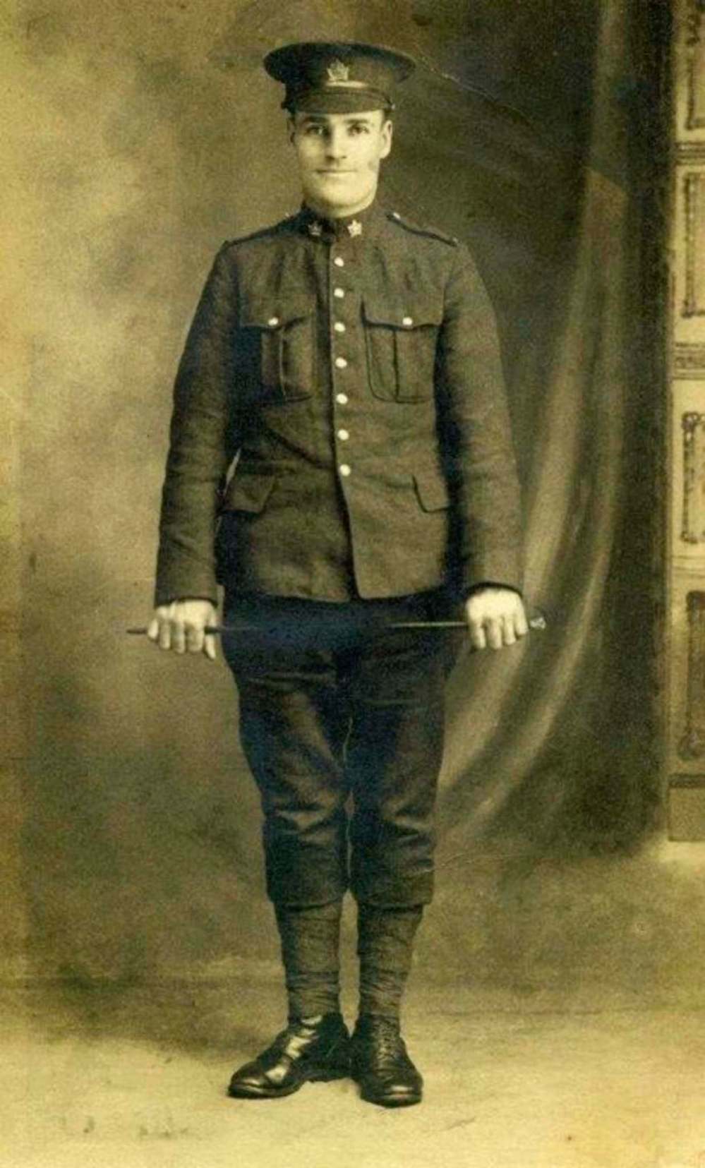 SUPPLIED PHOTO
Art Wilding in military uniform.