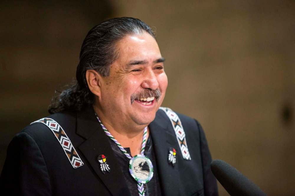 Hollow Water First Nation Chief Larry Barker said the Indigenous people in the area have plenty of history and expertise in the forestry sector. (Mikaela MacKenzie / Winnipeg Free Press)