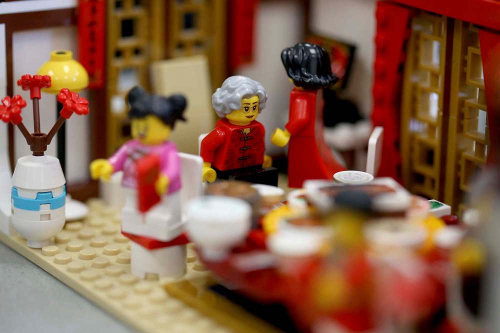 A dinner scene in another Chinese New Year-inspired creation.