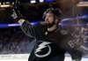 Tampa Bay Lightning right winger Nikita Kucherov leads the NHL in points with 106 — 31 goals and 75 assists. (Chris O'Meara / The Associated Press)