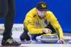 Jonathan Hayward / The Canadian Press
Team Manitoba skip Mike McEwen earned a shot at the championship round after defeating P.E.I. 7-6 at the Brier in Brandon on Wednesday.