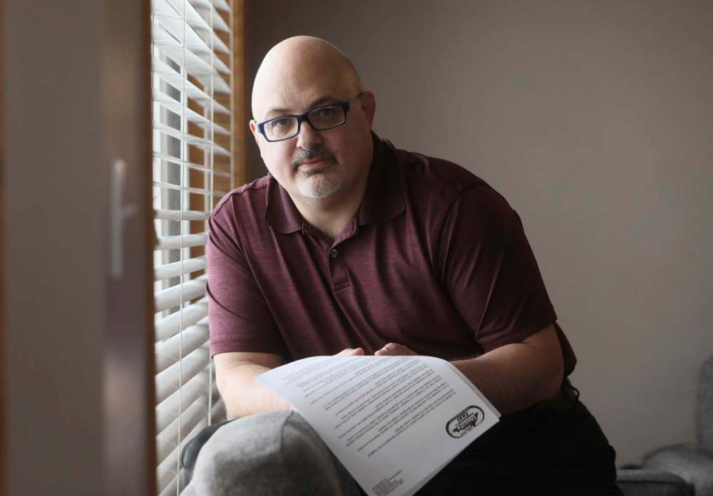 Ron East received a letter of apology and got Unicity Taxi to donate $1,500 to local charities after rascist remarks were made by a driver last month. (Ruth Bonneville / Winnipeg Free Press)