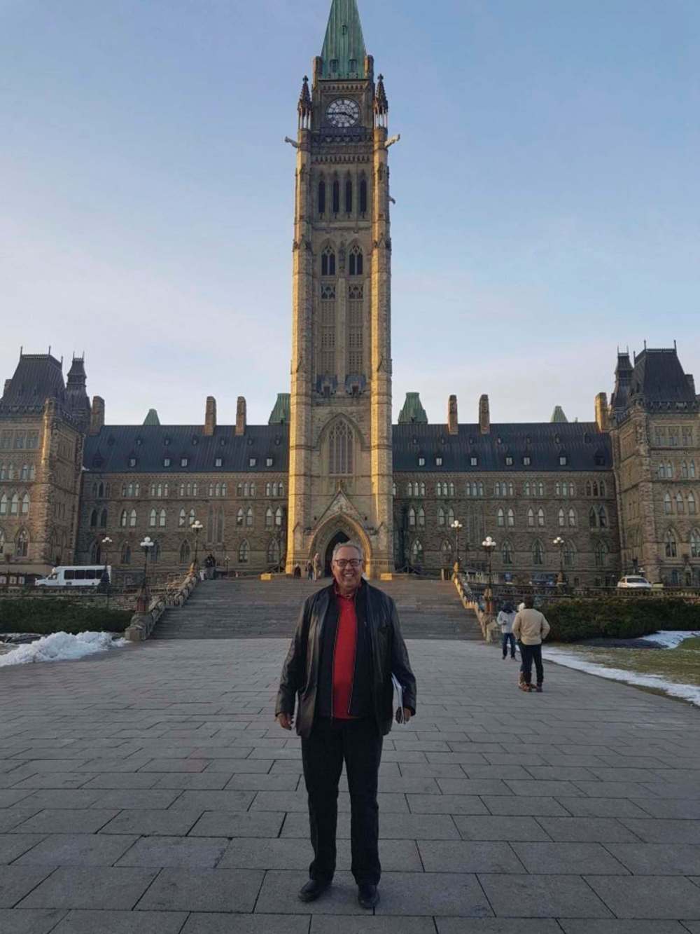 SUPPLIED
Garry McLean at Parliament Hill in 2017.