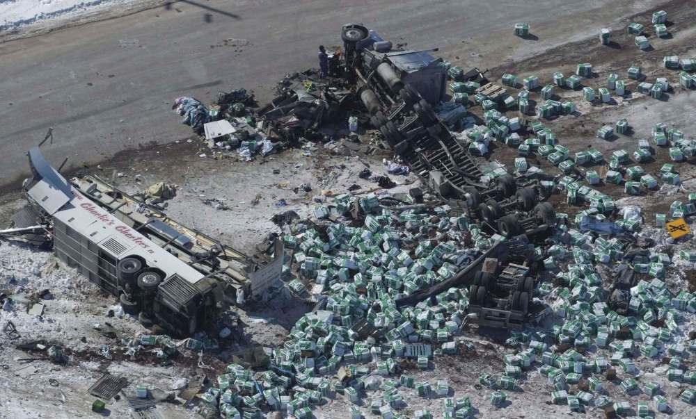 Jonathan Hayward / The Canadian Press Files
In part inspired by the fatal Broncos crash, Manitoba’s trucking industry says proactive regulations are needed to ensure Canada’s roadways are safe for all travellers.