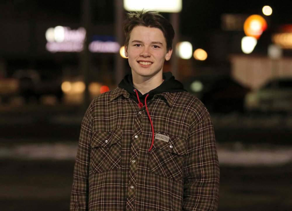 Last year Conor Geekie represented Westman in boys' hockey at the Manitoba Winter Games in Thompson. (Perry Bergson / Brandon Sun files)