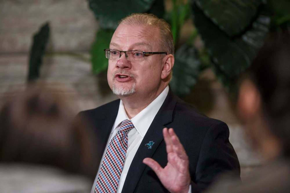 MIKE DEAL / WINNIPEG FREE PRESS files
Folksy anecdotes from Education and Training Minister Kelvin Goertzen won’t alleviate post-secondary students’ concerns about tuition.