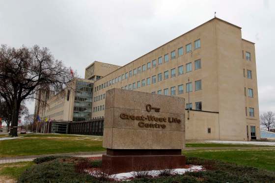BORIS MINKEVICH / WINNIPEG FREE PRESS filesThe Great-West Life Assurance Company on Osborne Street will be rebranded after today’s major reorganization.