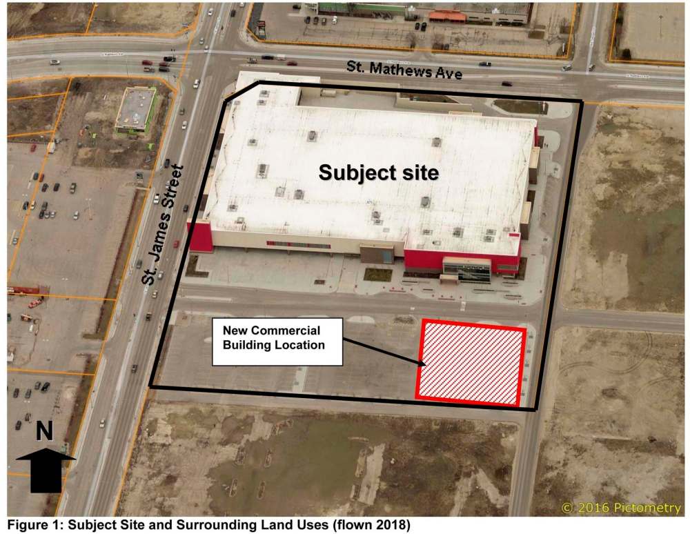 The location of the proposed restaurant is at the site of the former Target store in the Polo Park area off Empress Street. (City of Winnipeg)