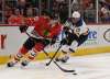 David Banks / The Associated Press
Chicago D-man Dennis Gilbert and his Blackhawks did the Jets a favour by knocking off Brayden Schenn and the Blues 4-3 in a shootout Wednesday.