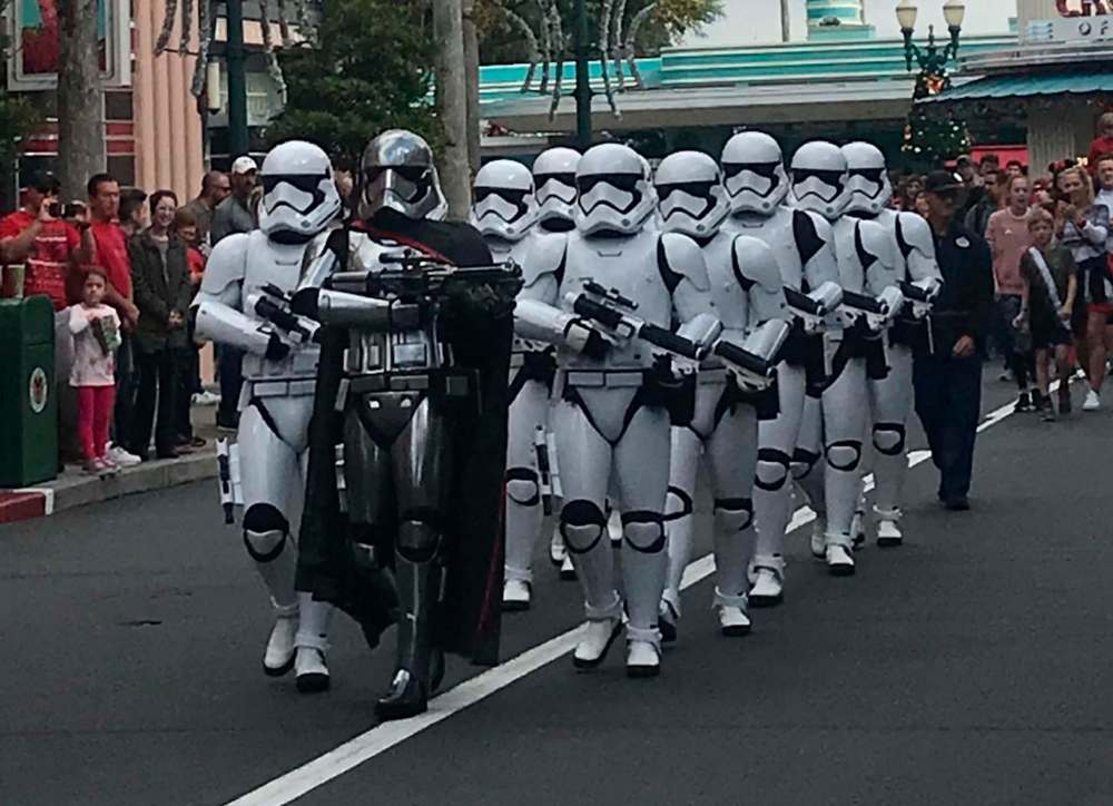 Photos by Kim Pemberton / Winnipeg Free Press
Stormtroopers and other Star Wars characters parade through the streets of Disney’s Hollywood Studios. A Star Wars-themed expansion is set to open at Disney World on Aug. 29.