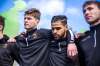 MIKAELA MACKENZIE / WINNIPEG FREE PRESS FILES
Valour FC players Tyler Attardo, left, Federico Pena, and Calum Ferguson.