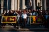 Daniel Crump / Winnipeg Free Press
Kasun Wijayaratne, centre, sings the Sri Lankan national anthem during a candlelight Vigil for Sri Lankan Easter Sunday victims at the Manitoba Legislative Building, Monday.