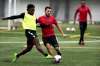 PHIL HOSSACK / WINNIPEG FREE PRESS FILES
Winnipeg&rsquo;s Dylan Carreiro (centre), who scored the winner for Valour FC against Pacific FC on Wednesday, will look to add to his tally today.