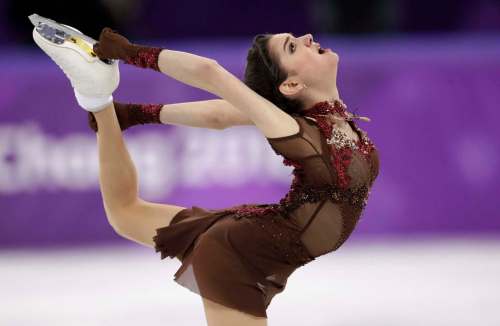 Evgenia Medvedeva describes herself as fierce. (Bernat Armangue / The Associated Press)