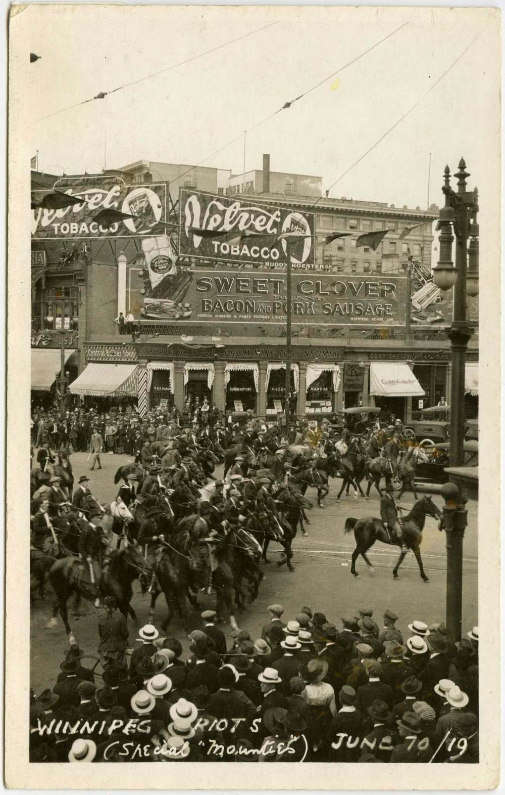 Police on horseback proved little match to the protesting throngs.