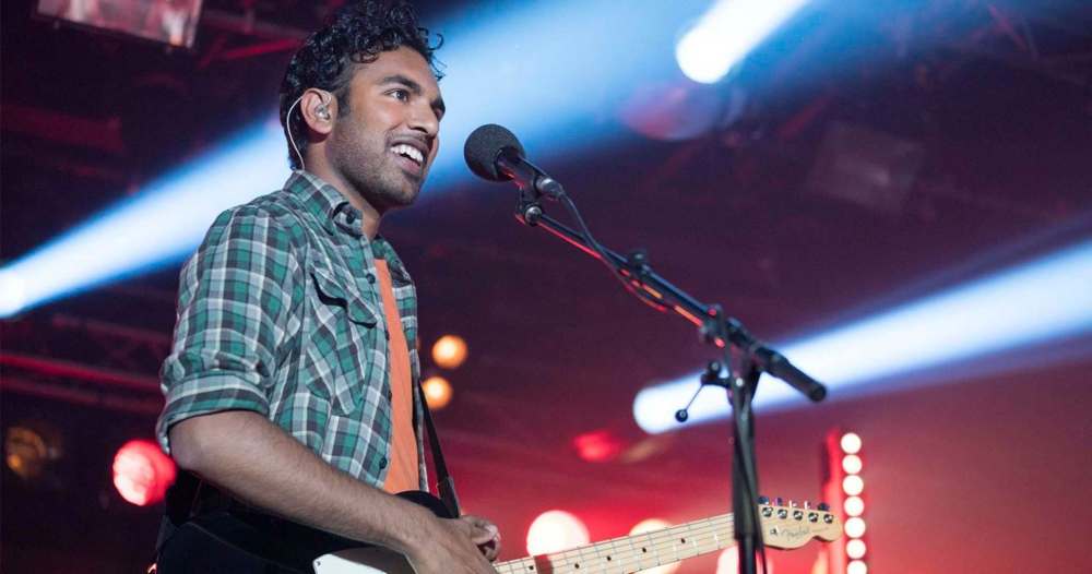Universal Pictures
Himesh Patel stars in Yesterday as Jack Malik, who gets hit by a bus and wakes up being the only person in the world who remembers the Beatles and their songs.